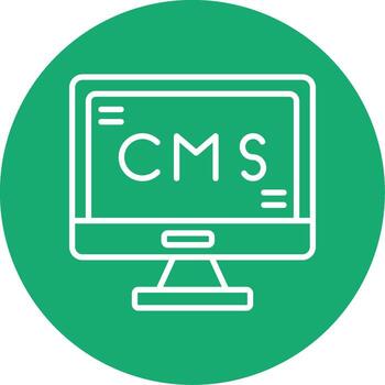 Graphcms estructurado editor línea multi circulo vector