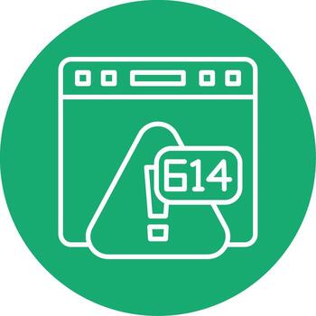 error 614 ab prueba colisión línea multi circulo vector