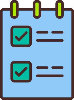 Check List 3D Interface Shape vector