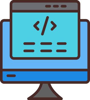 frente final interfaz línea gráfico vector