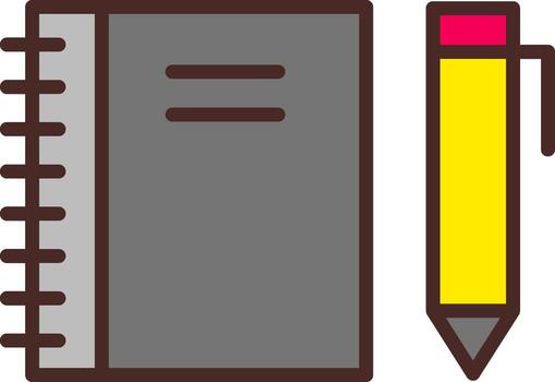 Notebook Vivid App Element vector