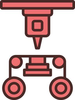 Laminated Object Manufacturing App Focused Design vector