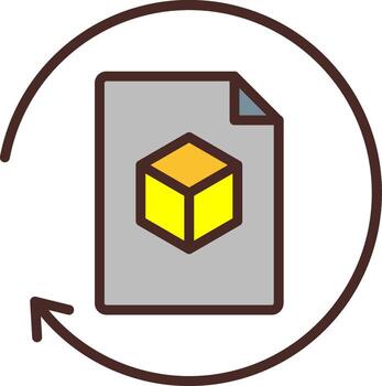 archivo Procesando moderno interfaz Insignia vector