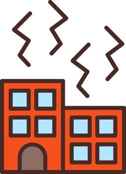 Ruin Web-Based Design Element vector