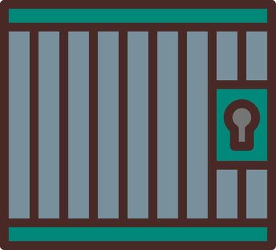 Prison Modern Tech Object vector