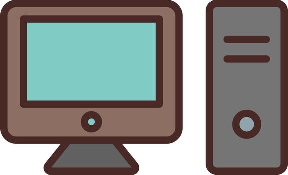 computadora limpiar bosquejo formar vector