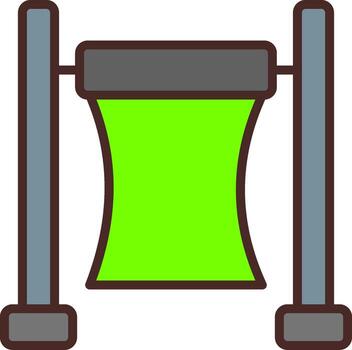 Screen App-Based UI Graphic vector