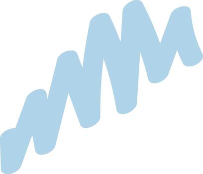 Zigzag Line Abstract Shape vector