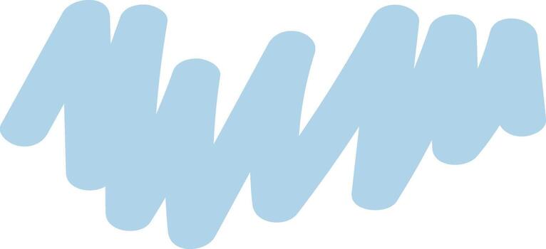 Abstract Scribble Wave Pattern vector