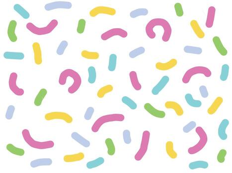 vistoso modelo con muchos diferente formas vector