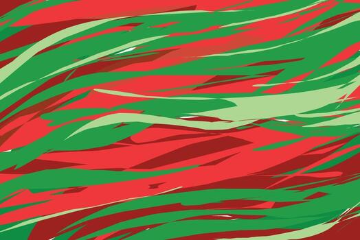 red and green abstract background with a wave pattern vector