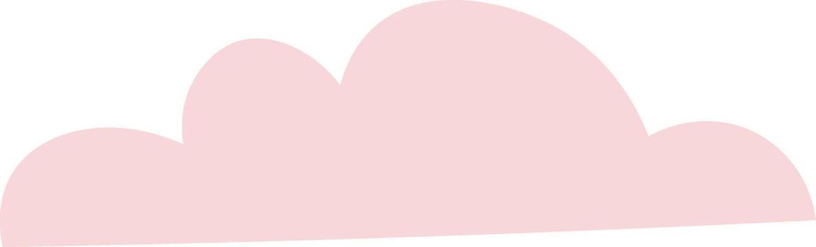 suave redondeado nube forma vector