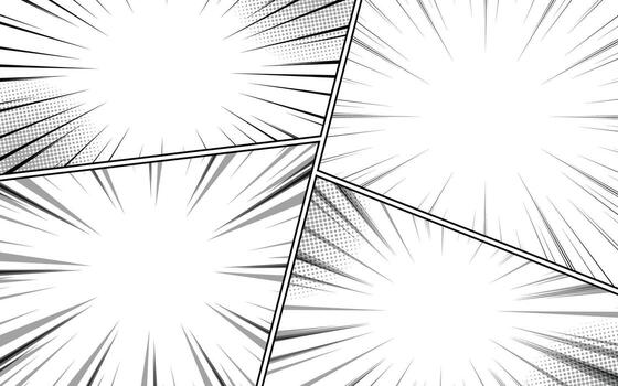 comic pop art background template vector