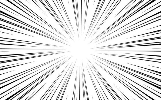 negro y blanco contraste antecedentes de rayos arreglado en un círculo. vector