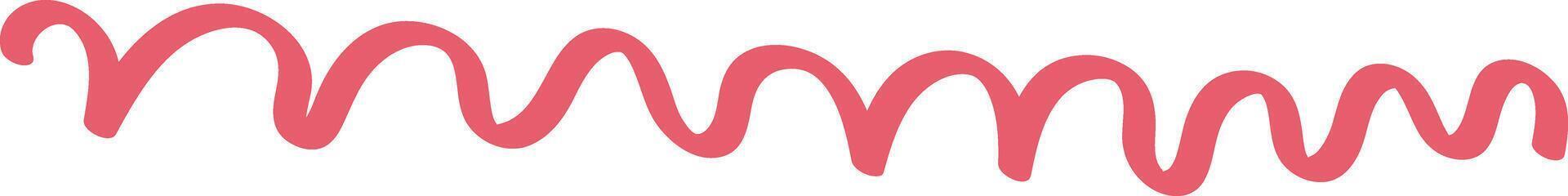 Curved Wavy Line Pattern vector