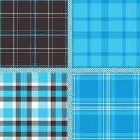 neón azul, agua azul, blanco y oscuro gris sin costura modelo conjunto de 4 4 vector
