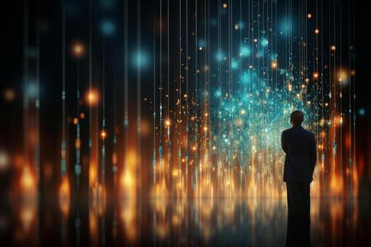 ai datos Ciencias y información tecnología concepto para digital automatización soluciones foto