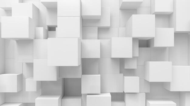 resumen blanco cubo modelo antecedentes textura foto