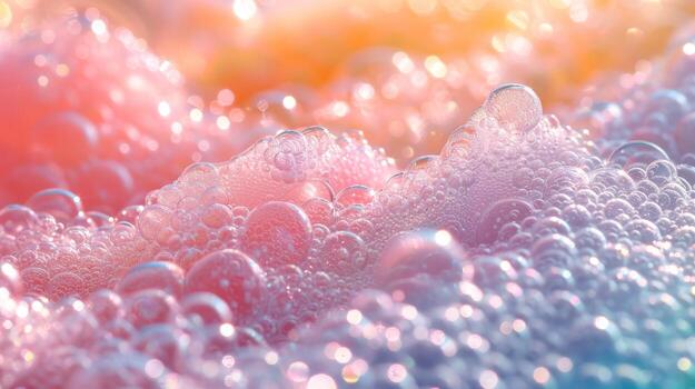 Iridescent bubble surface texture macro abstract background photo