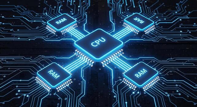 Understanding cpu ram rar components motherboard circuit board technology for computer hardware systems photo