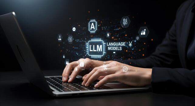 Llm language models ai artificial intelligence machine learning deep learning natural language processing photo