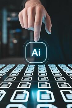 Ai document management system automation for business efficiency and data organization solution photo