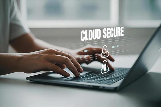Cloud security solutions for business data protection and secure cloud computing services online now available photo
