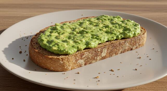 Avocado Toast on a Plate photo