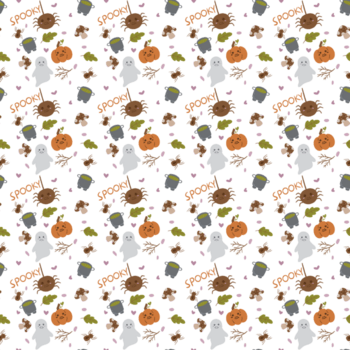 dia das Bruxas personagens elemento, fantasma, abóbora, morcegos impressão para tecido textura, decoração, invólucro papel e mais. png