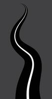 Black highway road icon design vector