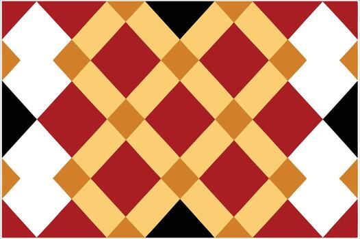 Modern Argyle Pattern Design in Bold Colors vector