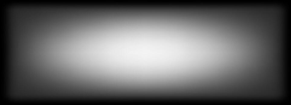 Black radial fading vignette effect background. Grey round blurred gradient wallpaper. Transparent frame backdrop for studio shot, photo template, poster template. Vanishing border cadre vector