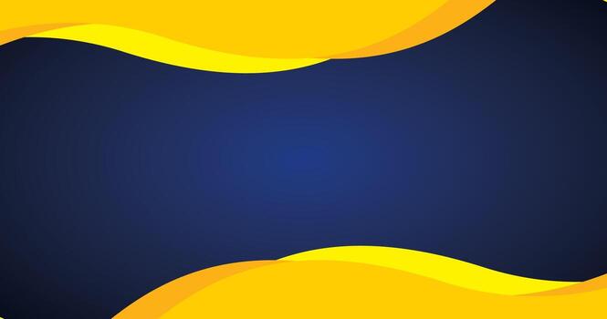 Vibrant Blue and Yellow Abstract Background with Wave Patterns vector