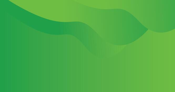 Abstract Green Gradient With Flowing Wavy Lines for Creative Backgrounds vector