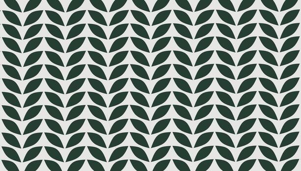 Geometric leaf pattern created with elegant black shapes forming a modern repetitive decorative design suitable for textile fabric wallpaper packaging wrapping and digital background projects vector