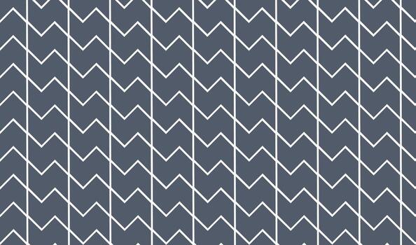 Minimalist dark gray zigzag pattern with simple white lines for modern background and geometric design vector