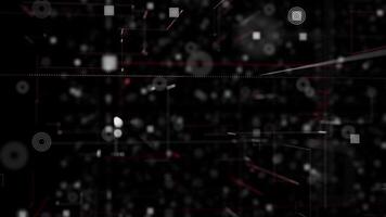 colourful digital data flow big data block chain hi-tech design dark technology background video