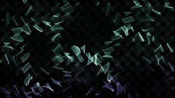 colourful wavy dot pattern abstract hi-tech design loop able dark technology background video