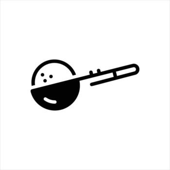 Solid icon measuring vector