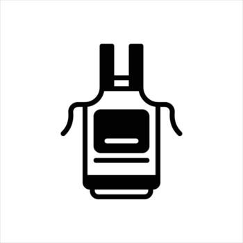 Solid icon tabard vector