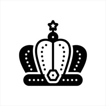 sólido icono corona vector