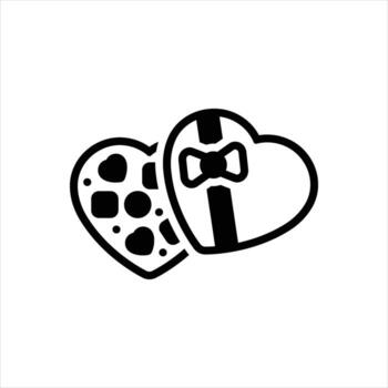 Solid candy icon vector