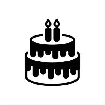 Solid confection icon vector