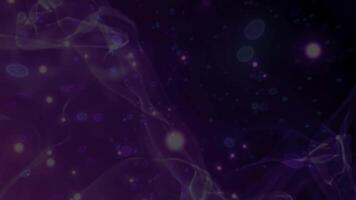 Abstract purple glowing fluid energy motion background video