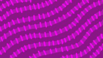 viola wiggly mano disegnato banda formosa linea flusso modello sfondo su ciclo continuo video