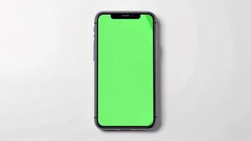 nuovo modello schermo verde smartphone Schermo, ideale per App anteprime, ui modelli, o marketing presentazioni. video