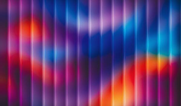 futurista fractal vaso textura con olas en vibrante colores. dinámica antecedentes para proyectos y sitio web. degradado fondo de pantalla en oscuro multicolor ola tonos foto