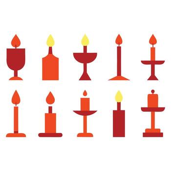 Lighting Element and Atmosphere Graphic Set vector