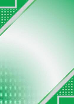 Green gradient background design with shape vector