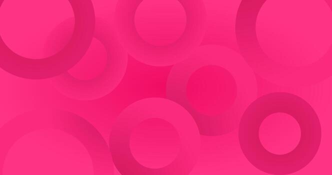 Abstract background of pink circles Gradient Design vector